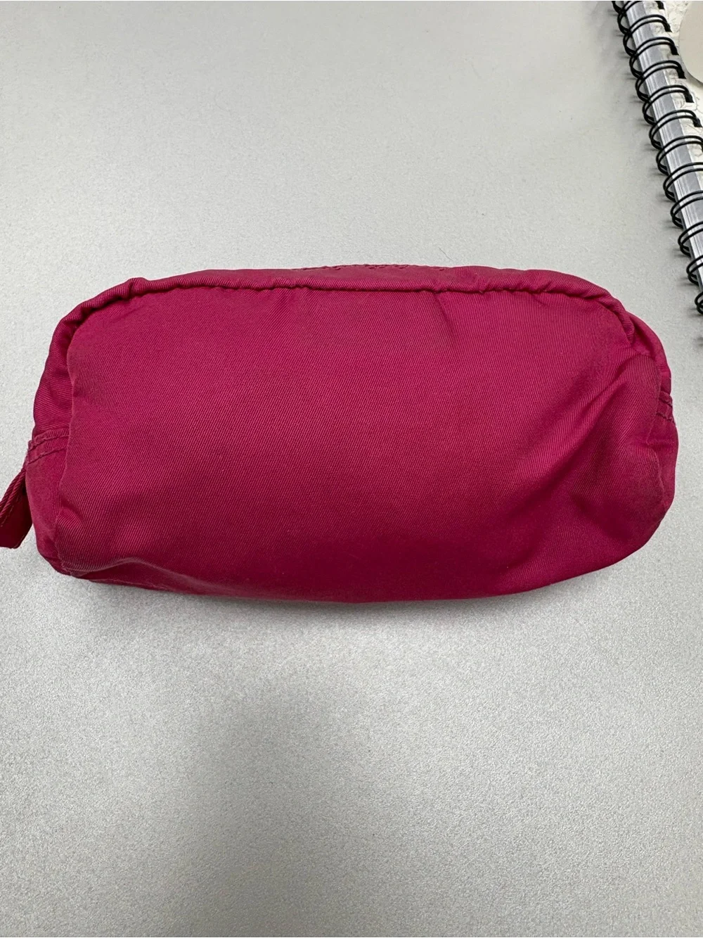 ✨ Authentic PRADA Pink Tessuto Vela Nylon Cosmetic Pouch Bag ✨